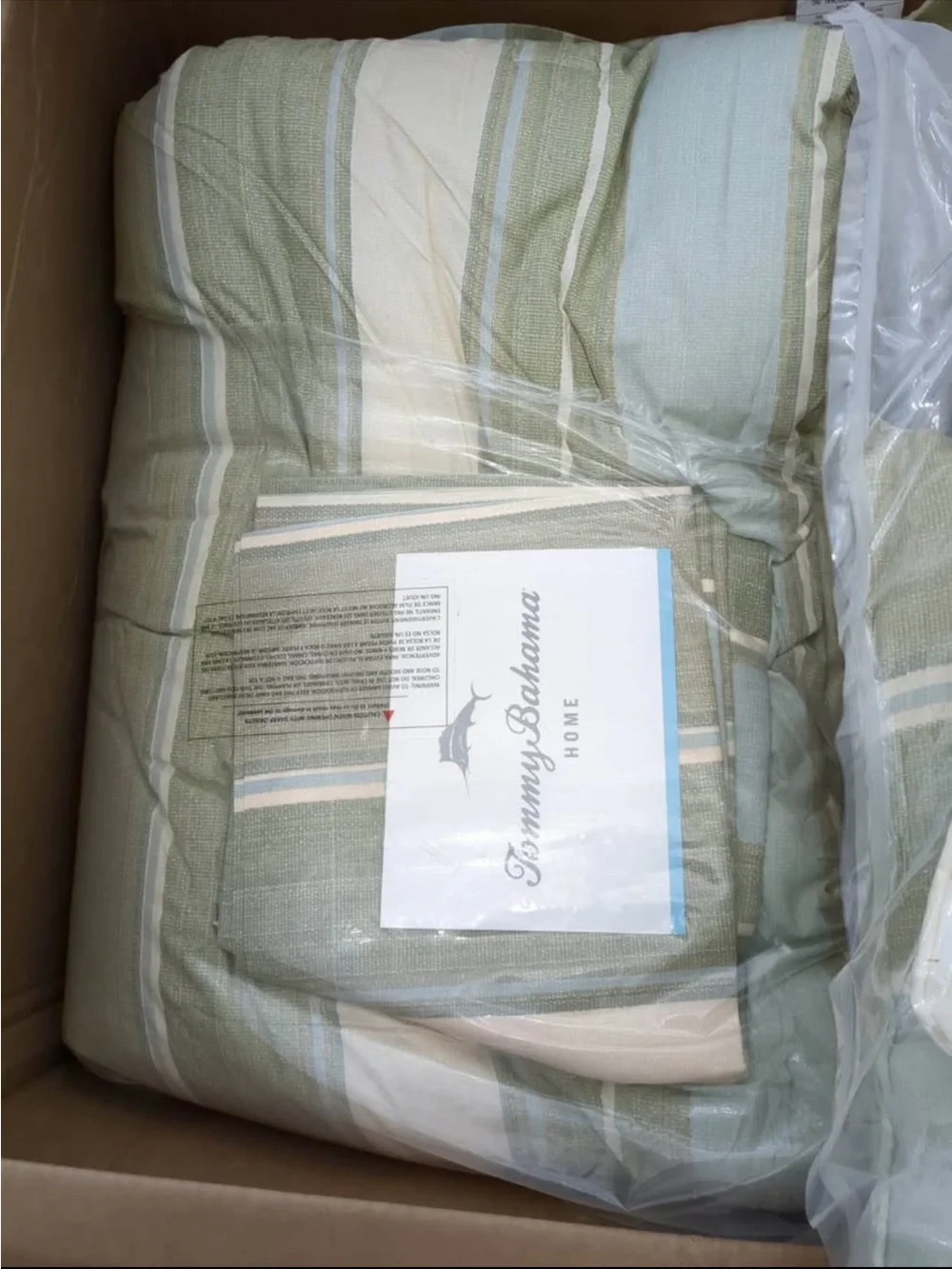 Tommy Bahama - King Comforter Set, Reversible Cotton Bedding with Matching Shams